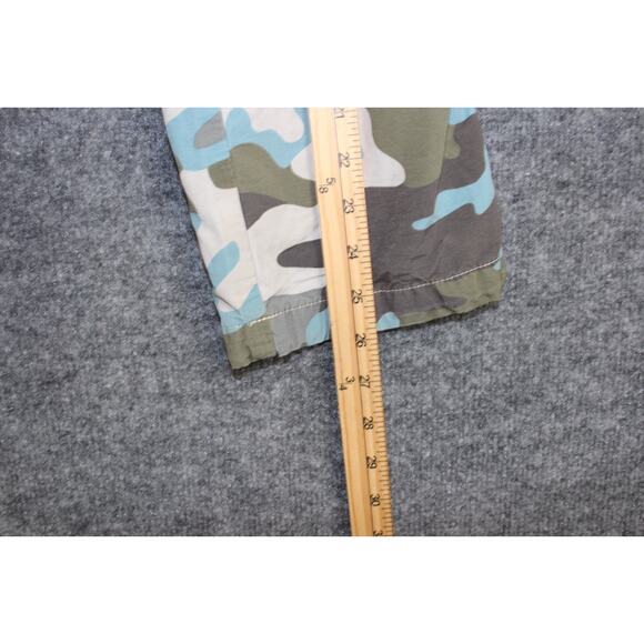 Mini Boden Boys 5-6 Years Camo Cargo Pants Blur, Gray, and Green - Picture 5 of 14